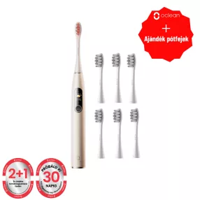   Oclean X Pro Digital elektromos fogkefe+ pótfej (OCL552553+OCL552263)