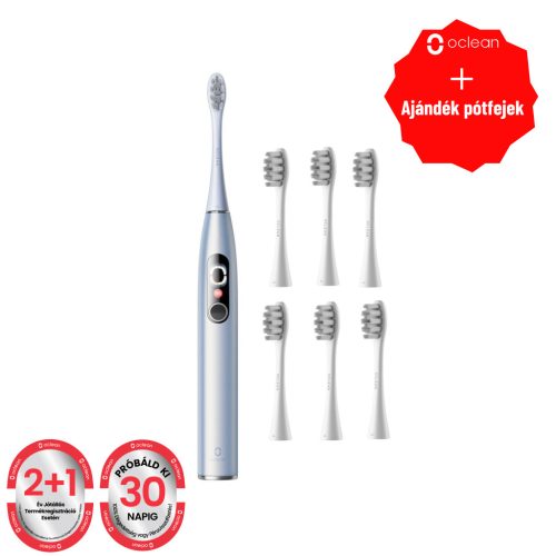 Oclean X Pro Digital elektromos fogkefe+ pótfej (OCL552560+OCL552263)