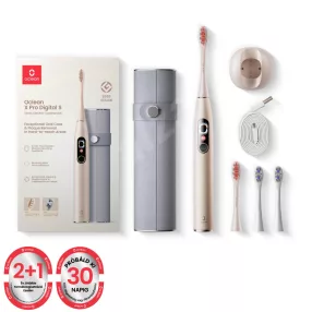 Oclean elektromos fogkefe X Pro Digital Set arany