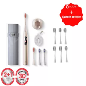   Oclean X Pro Digital Set elektromos fogkefe+ pótfej (OCL552577+OCL552263)