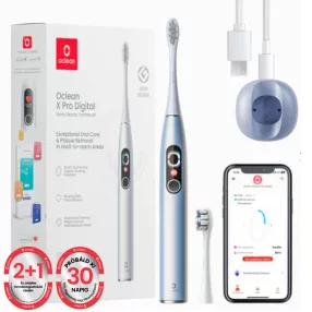 Oclean elektromos fogkefe X Pro Digital Set Ezüst
