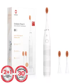 Oclean elektromos fogkefe Flow S (+2db fej) fehér