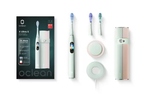 Oclean elektromos fogkefe X Ultra Set zöld