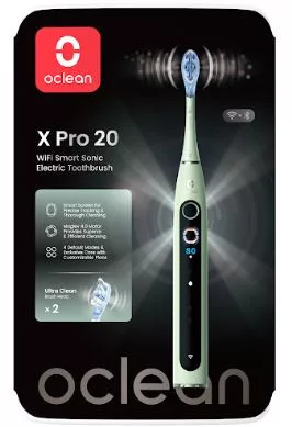 Oclean X Pro 20 Green elektromos fogkefe 