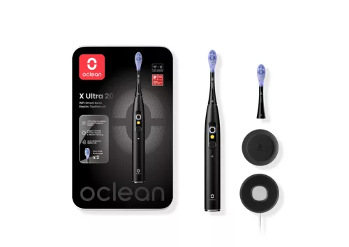 Oclean X Ultra 20 Black elektromos fogkefe 