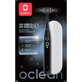 Oclean X Kids S Black  elektromos fogkefe Szett