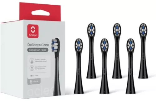 Oclean Kids fogkefe fej (6db) P3K8 Fekete