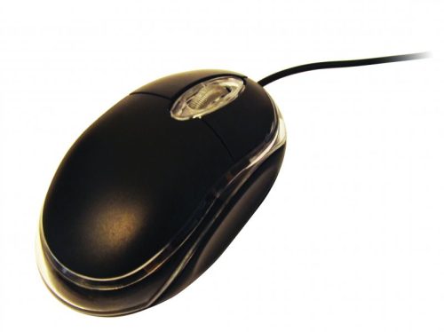 SilverLine OM-290 USB optikai egér vezetékes - fekete