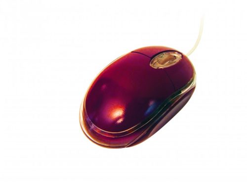 SilverLine OM-290 USB optikai egér vezetékes - piros