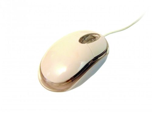 SilverLine OM-290 USB optikai egér vezetékes - fehér