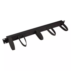   Logilink 19" kábelrendező 1U, forgó kampókkal, fekete (OR105B)