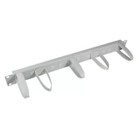   Logilink 19" kábelmenedzser 1U, forgó kampókkal, szürke (OR105G)