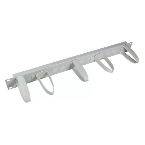 Logilink 19" kábelmenedzser 1U, forgó kampókkal, szürke (OR105G)