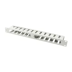   Logilink 19"-os kábelcsatorna/rendező, fedett, 1U, szürke (ORCC01G)