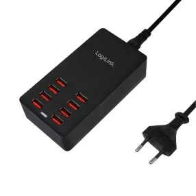 LogiLink USB tábla töltő, 8x USB port, 44W (PA0140)