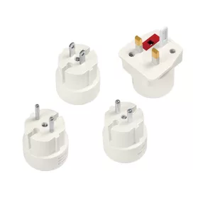  Logilink Aljzatadapter utazókészlet, 4 különböző adapter (PA0186)