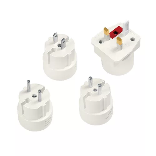 Logilink Aljzatadapter utazókészlet, 4 különböző adapter (PA0186)