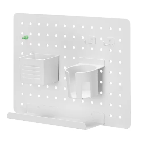 Logilink Lyukas fali rendező/kombináció, falra szerelhető, 42 x 32 x 9,8 cm, 5 kg-ig, fehér (PB0105)