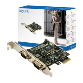 Logilink PCI Express kártya, 2 soros port (PC0031)