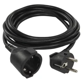   Emos PC0121R Hosszabbító 1,5 m / 1 aljzat / fekete / PVC / 1,5 mm2