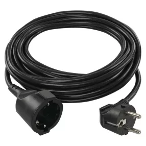   Emos PC0125R Hosszabbító 5 m / 1 aljzat / fekete / PVC / 1,5 mm2