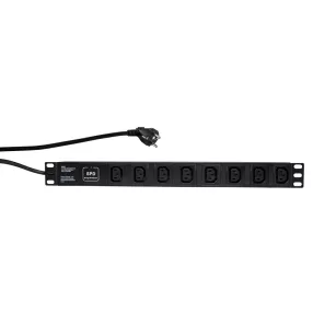   Logilink 19 "PDU 8 x IEC320 C13 foglalat, túlfeszültség-védelemmel (PDU8A01)