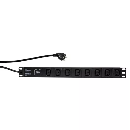 Logilink 19 "PDU 8 x IEC320 C13 foglalat, túlfeszültség-védelemmel (PDU8A01)