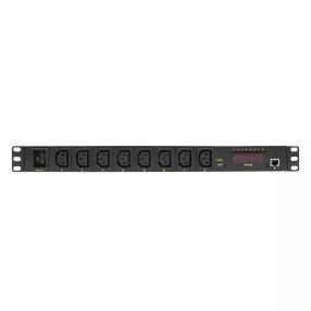   Logilink 19" IP-PDU 8-utas IEC320 C13, távoli hozzáféréssel (PDU8P01)