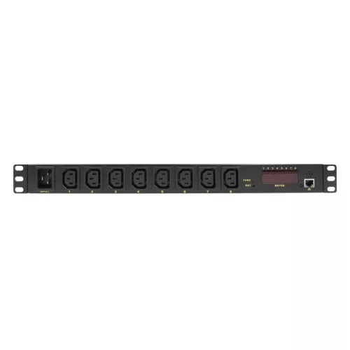 Logilink 19" IP-PDU 8-utas IEC320 C13, távoli hozzáféréssel (PDU8P01)