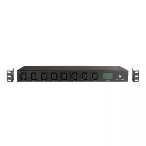   Logilink Kapcsolható 8 portos IP PDU fényméréssel, 16 A, SNMP (PDU8S01)