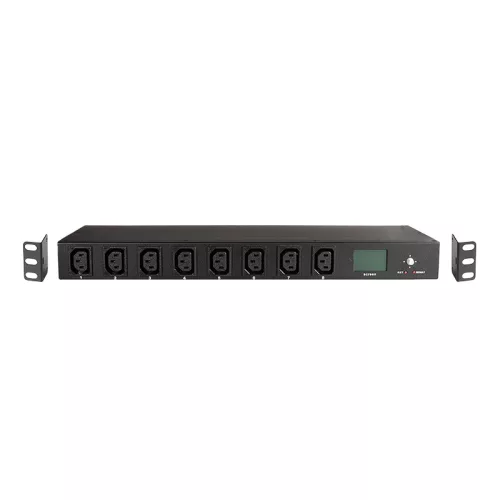Logilink Kapcsolható 8 portos IP PDU fényméréssel, 16 A, SNMP (PDU8S01)