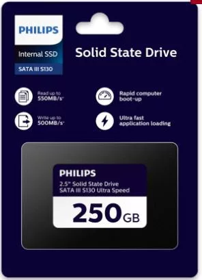 Philips S130 Ultra Speed belső SSD 2.5" SATA III - 250GB
