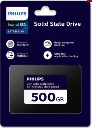 Philips S130 Ultra Speed belső SSD 2.5" SATA III - 500GB