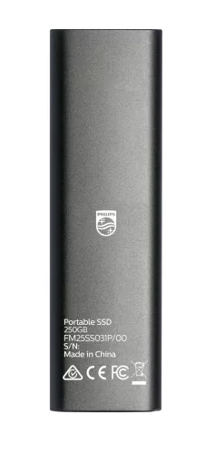Philips Külső SSD 250 GB Ultra Speed Space Grey