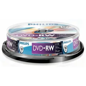 Philips DVD-RW47CBx10 4X újraírható hengeres