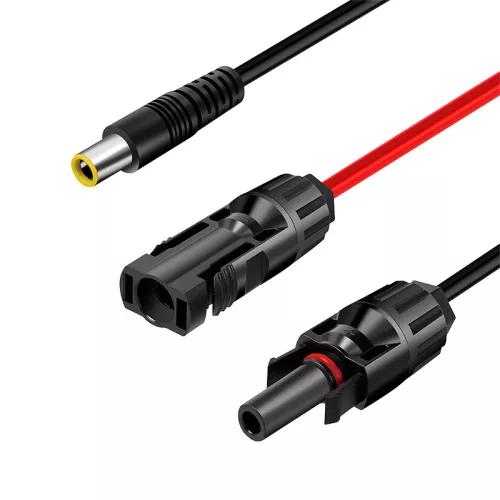 Logilink Napelemes adapter kábel, DC7909/M - 2x MC4/MF, CU, fekete/piros, 1,8 m (PHC0401)