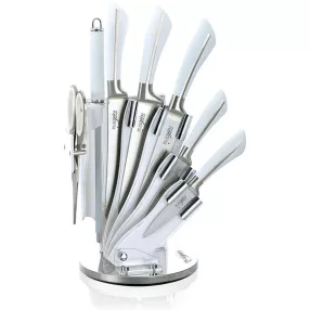   Platinum PL S10W Fehér színű késkészlet forgatható tartóval