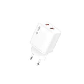   YOOUP NC63-D Hálózati töltő adapter dupla USB-A, USB-C, PD 20W