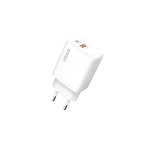   YOOUP NC56-D Hálózati töltő adapter PD 20W, dupla USB-A, USB-C