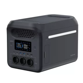   Logilink Hordozható erőmű, 1800 W, LiFePO4 akkumulátor, Tuya kompatibilis, fekete (PPS1800)