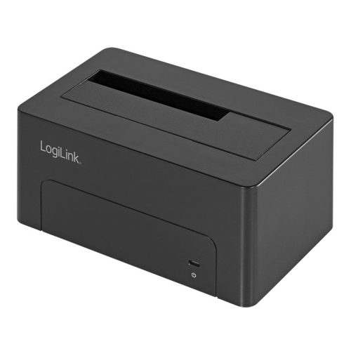 LogiLink USB 3.1 Gen 2 Quickport, 1-rekeszes, 2,5/3,5" SATA HDD/SSD-hez