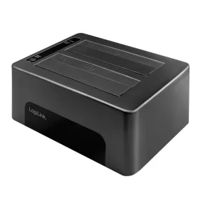   Logilink USB 3.0 Quickport, 2-rekeszes, 2,5/3,5" SATA HDD/SSD-hez (QP0029)
