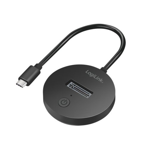 Logilink USB 3.2 Gen 2 gyorsport, 1 rekesz M.2 NVMe (PCIe) és SATA (NGFF) SSD-khez