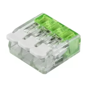   Well QWC-221/3-10-WL vezeték összekötő rögzítő-leválasztókkal 3-pólusú 4 mm², 10db/csomag