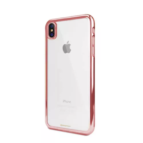 Mercury R2IPXRG iPhone X TPU Tok Fém Hatású Kerettel, Rose Gold