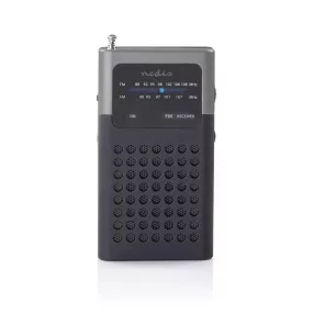 Nedis RDFM1100GY FM Zsebrádió 1,5W/2xAAA