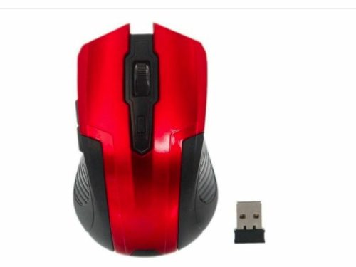 Silverline RF107R Vezetéknélküli optikai egér 1600dpi, piros, 2.4GHz