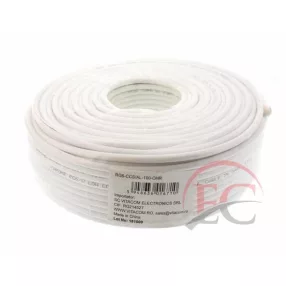   Well RG6-CCS/AL-LC-100-CHR Antenna acél vezeték-réz bevonattal, 100m