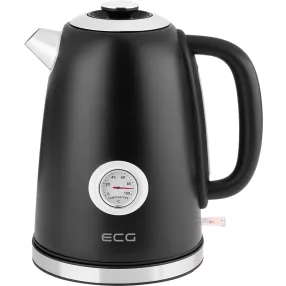   ECG RK 1700 Magnifica Nero Elektromos vízforraló rozsdamentes 1,7L