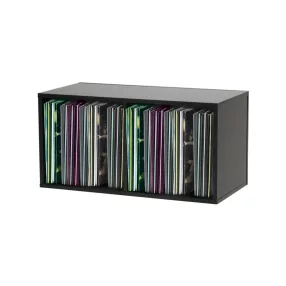   Glorious Record Box 230 Black Bakelit lemez tartó bútor (Fekete)